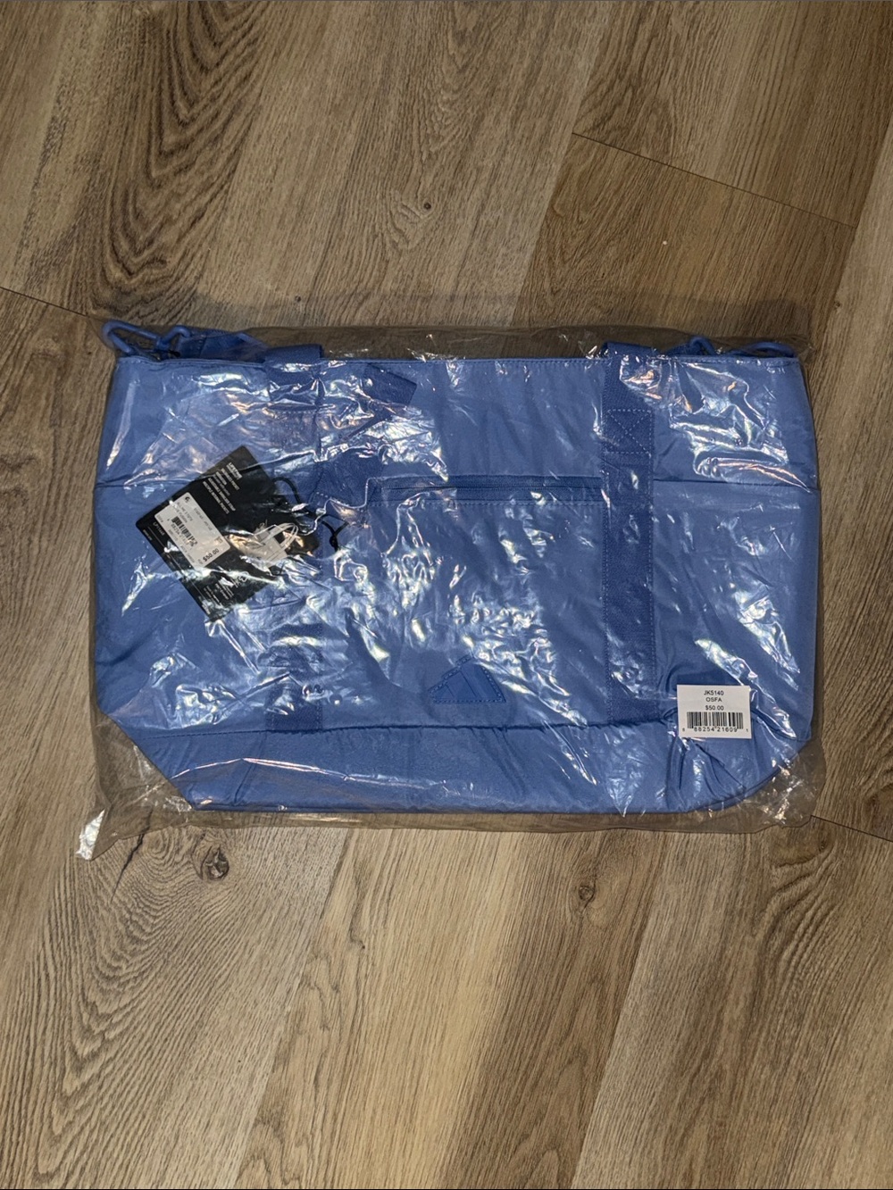 adidas Light Blue Tote Bag